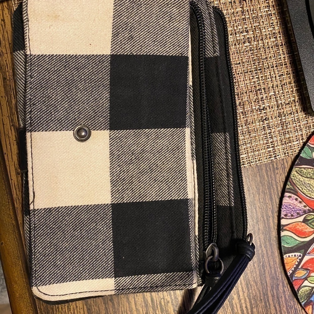 Wrist wallet cotton